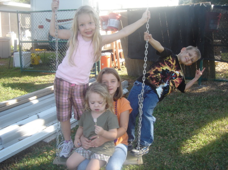 Grandkids Swing'g & Doing What Kids Do ....