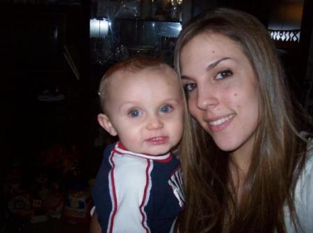 My daughter Brittney and my grandson Jayden