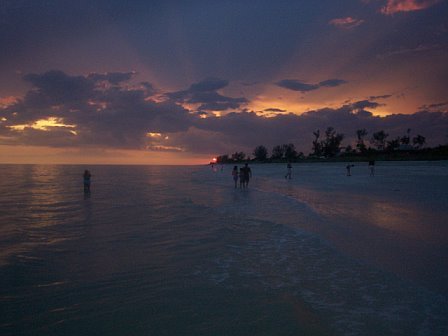 sunset at sanibel island