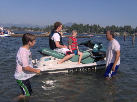 Taking the Jetski out - Lake Stevens