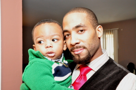 my son julian with his son kalen