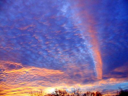 Nice sky in Pa