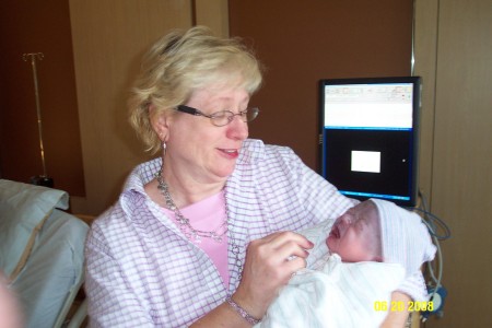 Grandma with the newest one  July 2008