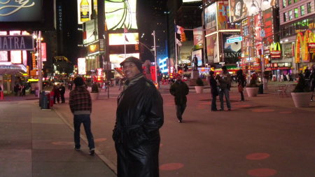Pete at Times Square NY ,NY