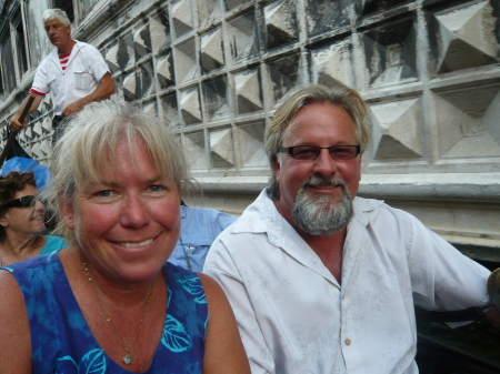 Gondola in Venice w/ husband Mark
