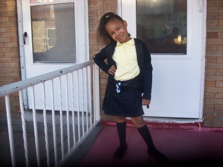 my princess first day in school