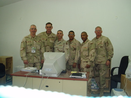Me and my Co Workers in Afghanistan 2007