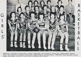 Girls' Basketball Team 1956-57