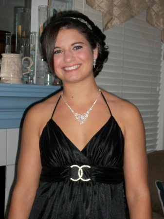 my daughter molly's 1st formal