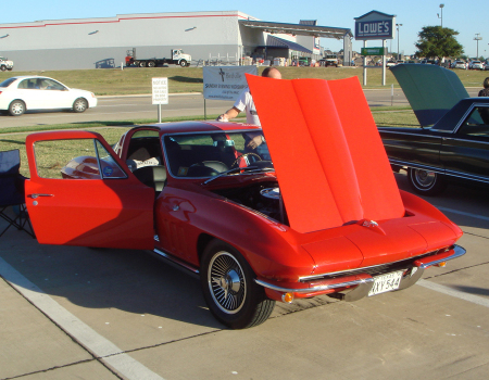 Our 65 Vette, we show