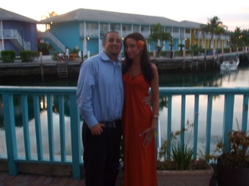 Nick & his sweetie in the bahamas