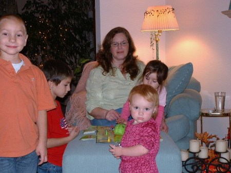 Dawn and the grandchildren