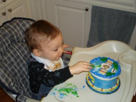 first birthday cake