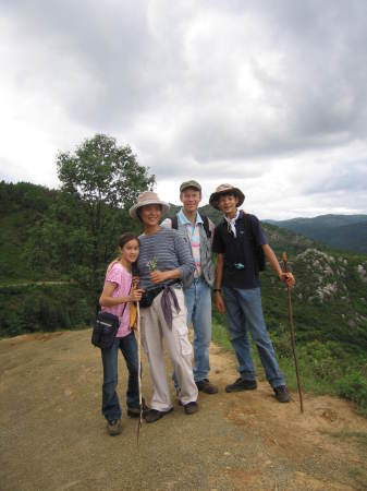 Mountain hike behind our campus 2009