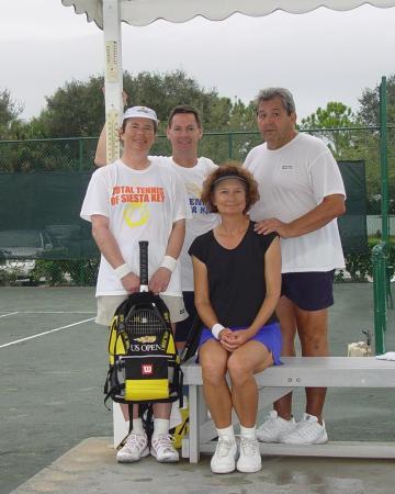 Tennis Doubles at the Plantation