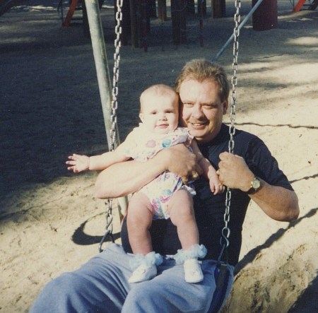 My daughter Sara Sue and I in 1993