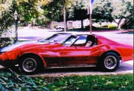 My 73 Red Corvette Stingray