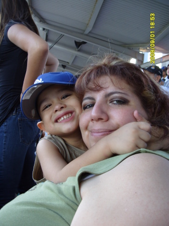 Me and My Vinnie boom boom at Dodger game