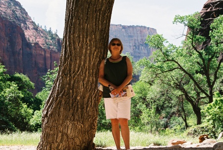 Photo of me at Zion N.P.