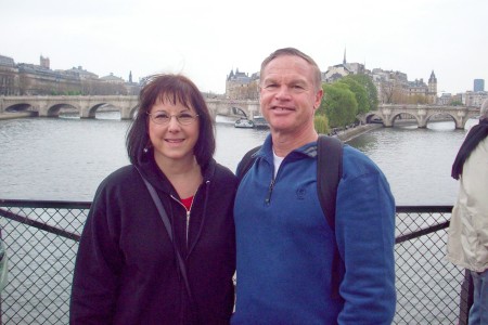 My wife Janet and me in Paris -Spring 2009