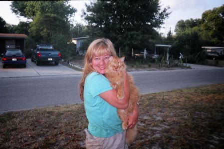 me and a SURVIVOR CAT