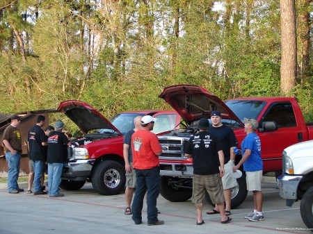 DI Event (my truck left, Charles truck right)