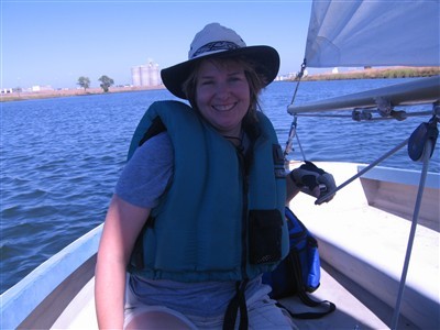 Sailing at Lake Washington in West Sacramento