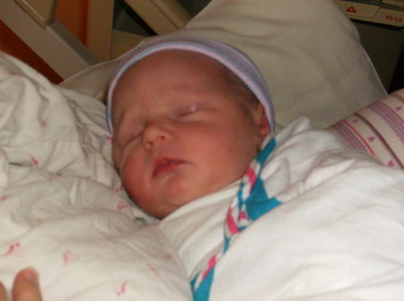 My new granddaughter, Ellie