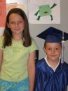 Katrina with Daniel at his pre-school grad.