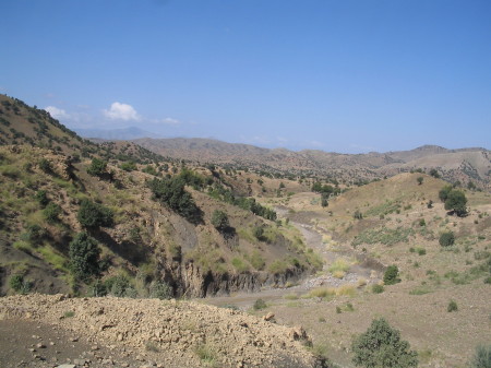 Typical terrain in Gurbuz district, Khowst