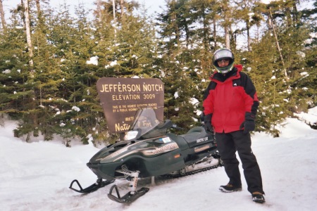 snowmobiling in NH White Mountains