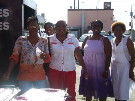 THE GIRL'S CHILLIN AT THE FISH FRY