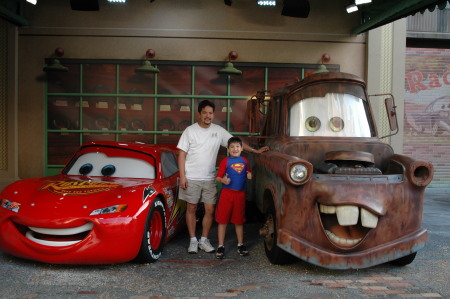 The BOYS with McQueen and Mater