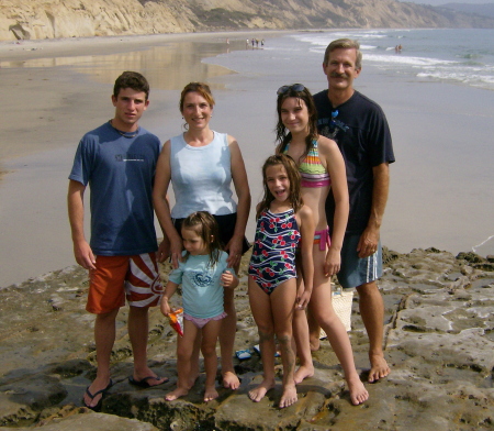 Family at La Jolla, CA