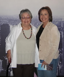 My mom and I in New York 2008