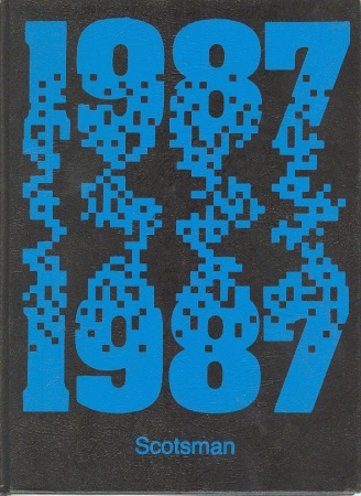 1987 Maclay yearbook cover