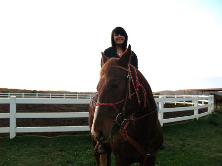 My daughter Michaela and her horse, Dallas