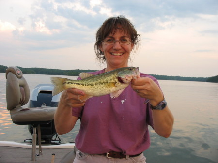 Carmen w/largemouth Old Hickory Lake