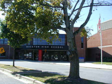 Wheaton High School Front entrance