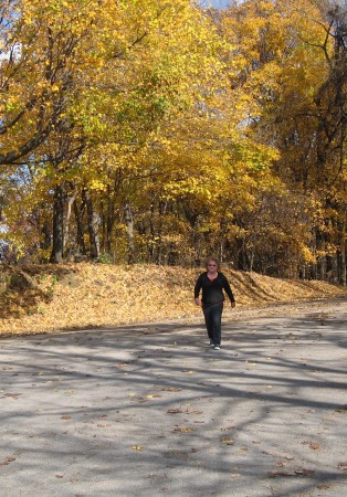 Sandy at Pere Marquette Park IL fall '09