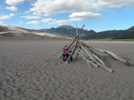 at the sand dunes, oct 09