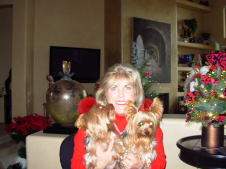 My dogs & me  2008 christmas