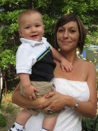 Cole with Aunt Julie