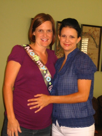 At Jenn's baby shower