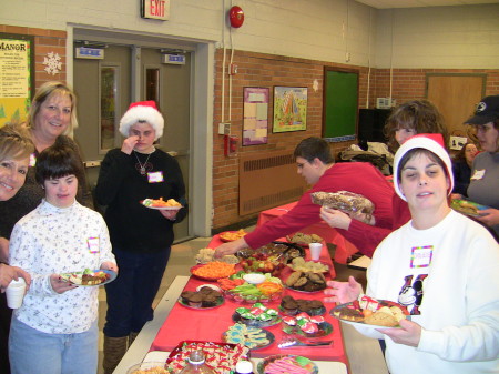 Special Friends enjoying treats