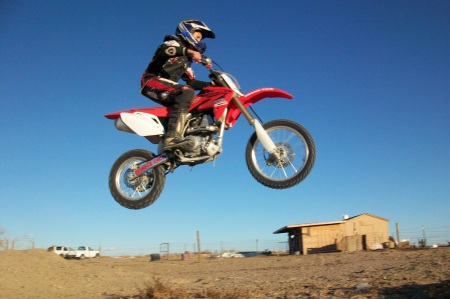 Dylan practicing - 07' CRF150R