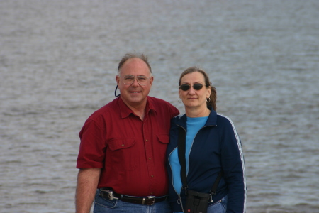 Doug and Mary Horseshoe Crab Hunting