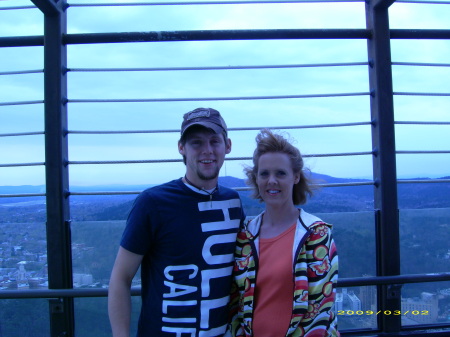 dax and I at look out tower