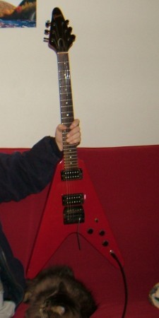 Jus' me & my Gibson Flying V