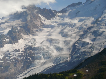 Glaciers on Mt. Rainier